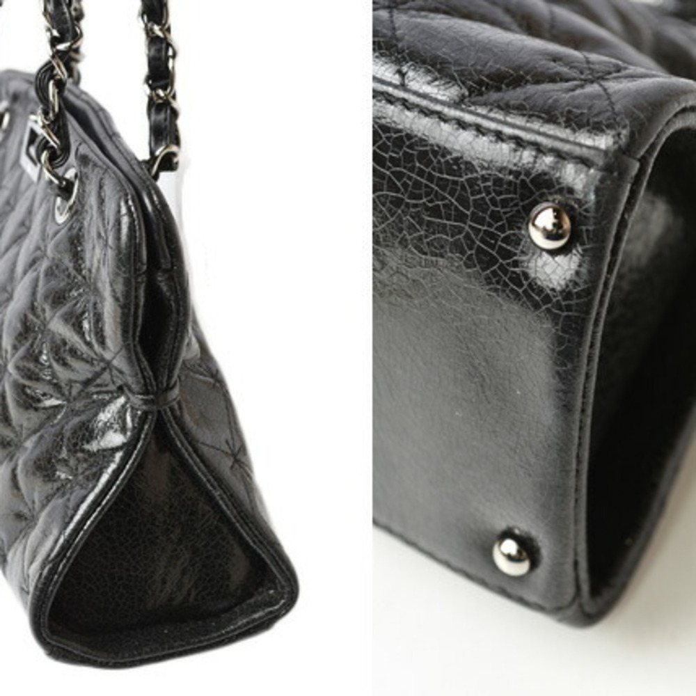 CHANEL Black Leather Tote Bag - Picture 3 of 13